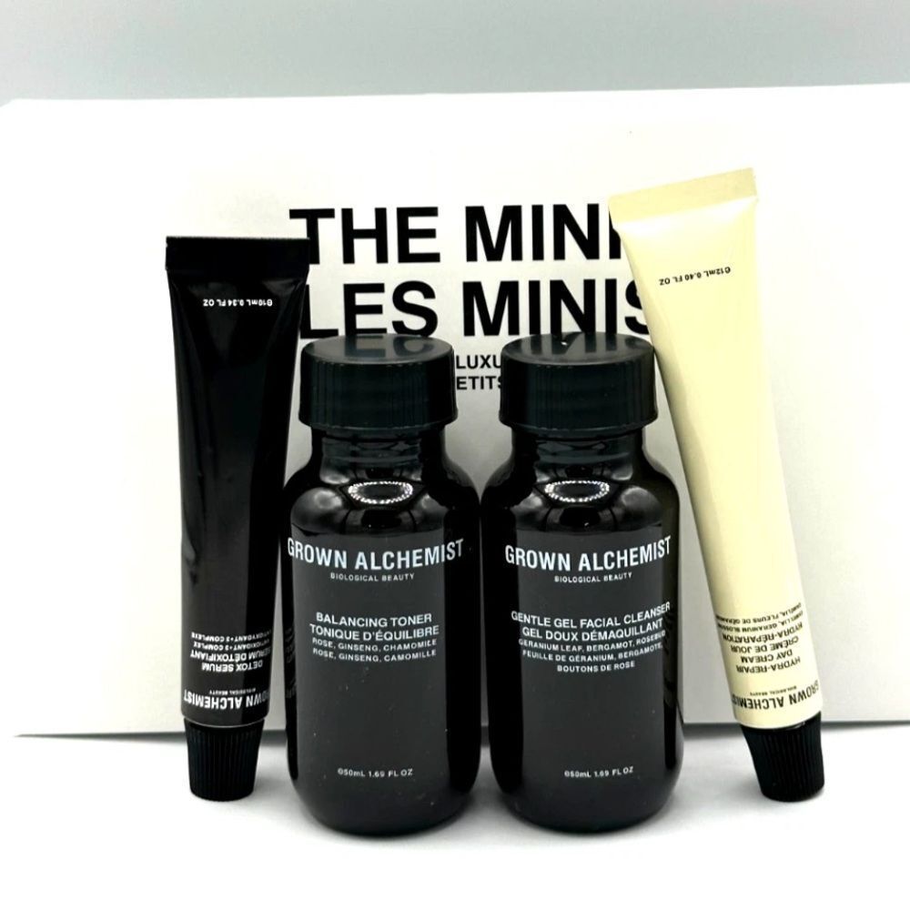 Grown Alchemist The Mini Essentials Luxury 4 Piece Travel Skincare Set, NIB!